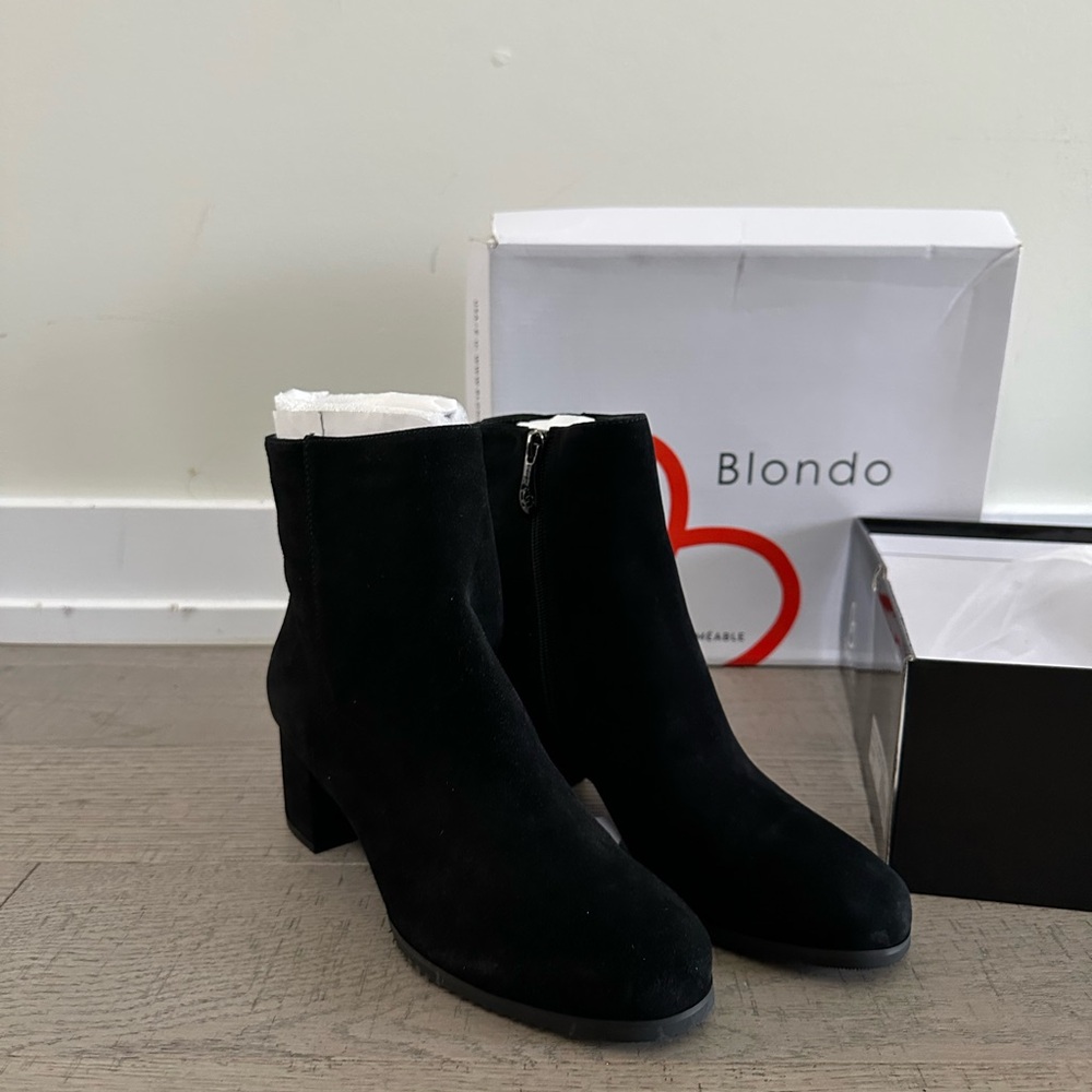 Blondo Black Ankle Booties